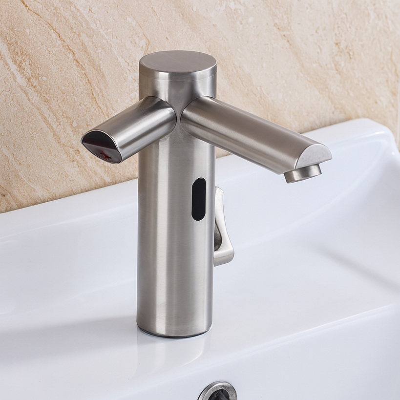 Fontana Lima Dual Automatic Sensor Faucet with Sensor Soap Dispenser